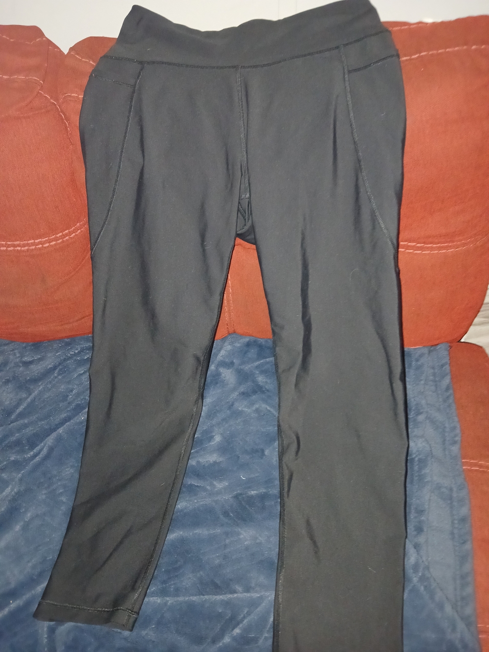 Old Navy Black Leggings with Wide Waistband And Pockets